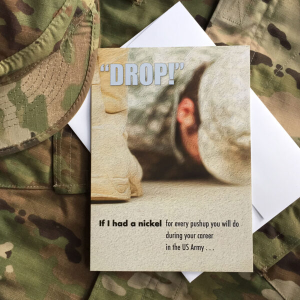 If I Had - US Army Military Appreciation Encouragement Greeting Card - by 2MyHero