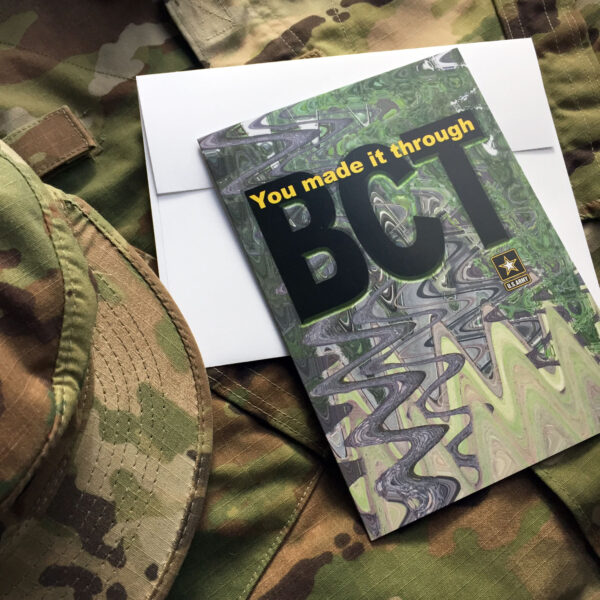 BCT Confidence - US Army Military Appreciation Encouragement Greeting Card - by 2MyHero