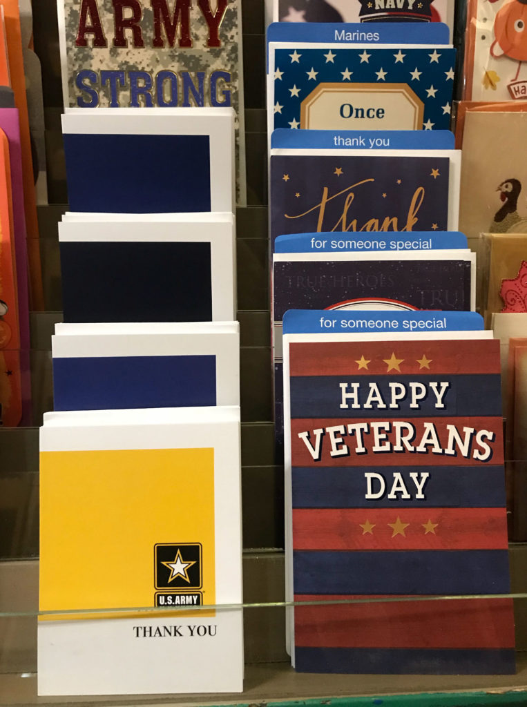 2MyHero military greeting cards sold at Kards Unlimited, Pittsburgh, PA