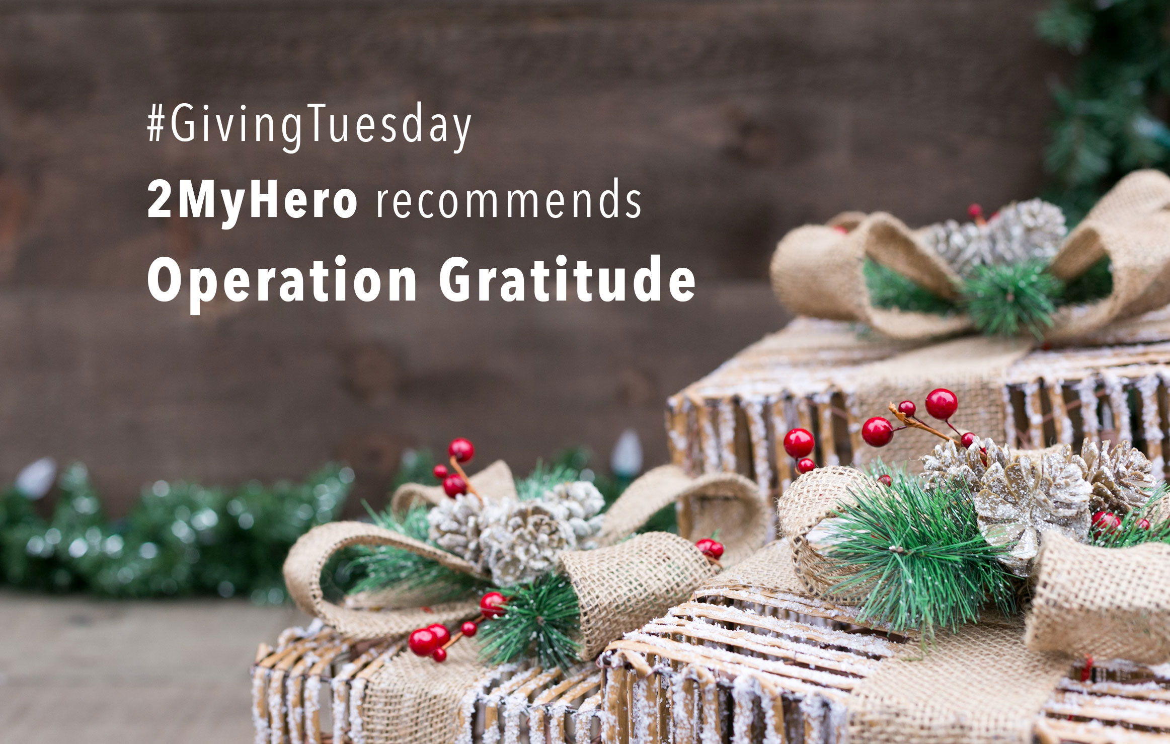 2MyHero military greeting cards recommendation for #givingTuesday 2018