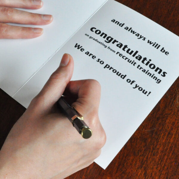 A Marine Now - US Marine Corps military graduation greeting card by 2MyHero