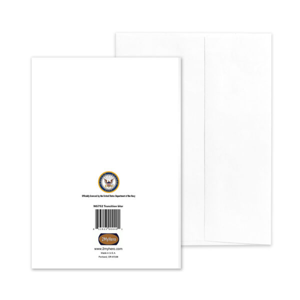 Transition Blur - US Navy military appreciation encouragement greeting card - by 2MyHero