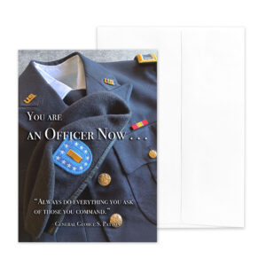 An Officer Now - US Army Soldier Military Graduation Congratulations Greeting Card by 2MyHero