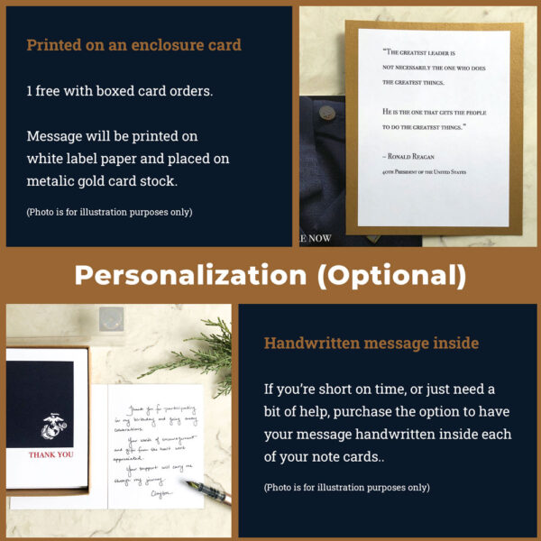 2MyHero personalization options for boxed cards