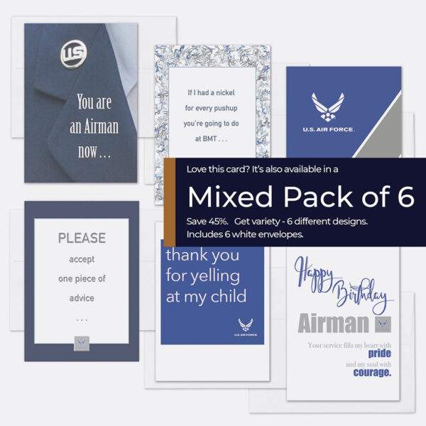Save money on mixed pack for USAF enlisted Airmen