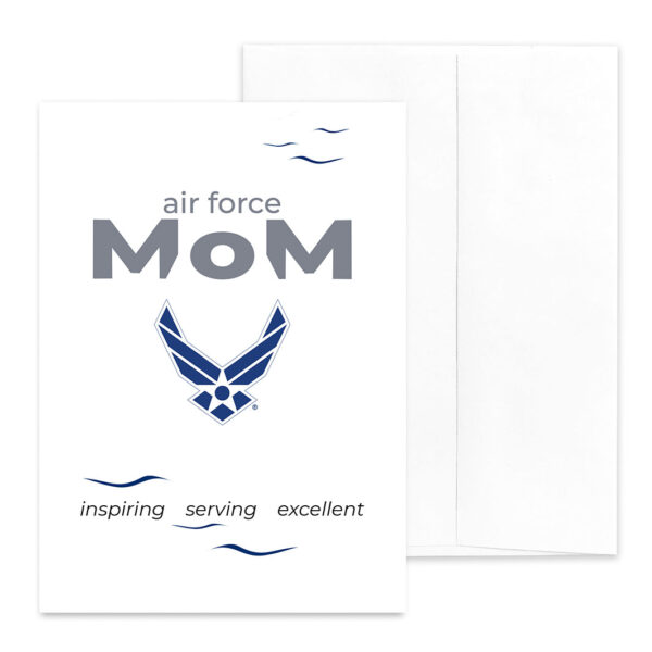 Air Force Mom Qualities - Mother's Day or Birthday card