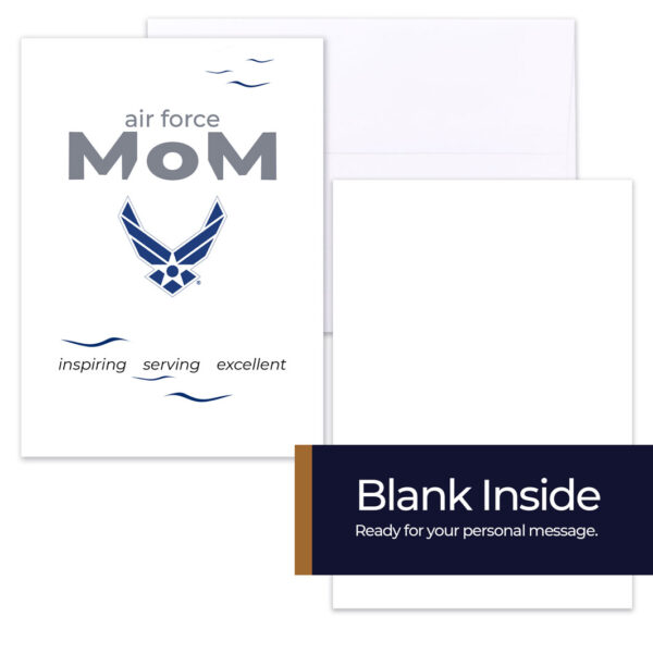 Air Force Mom Qualities - Mother's Day or Birthday card